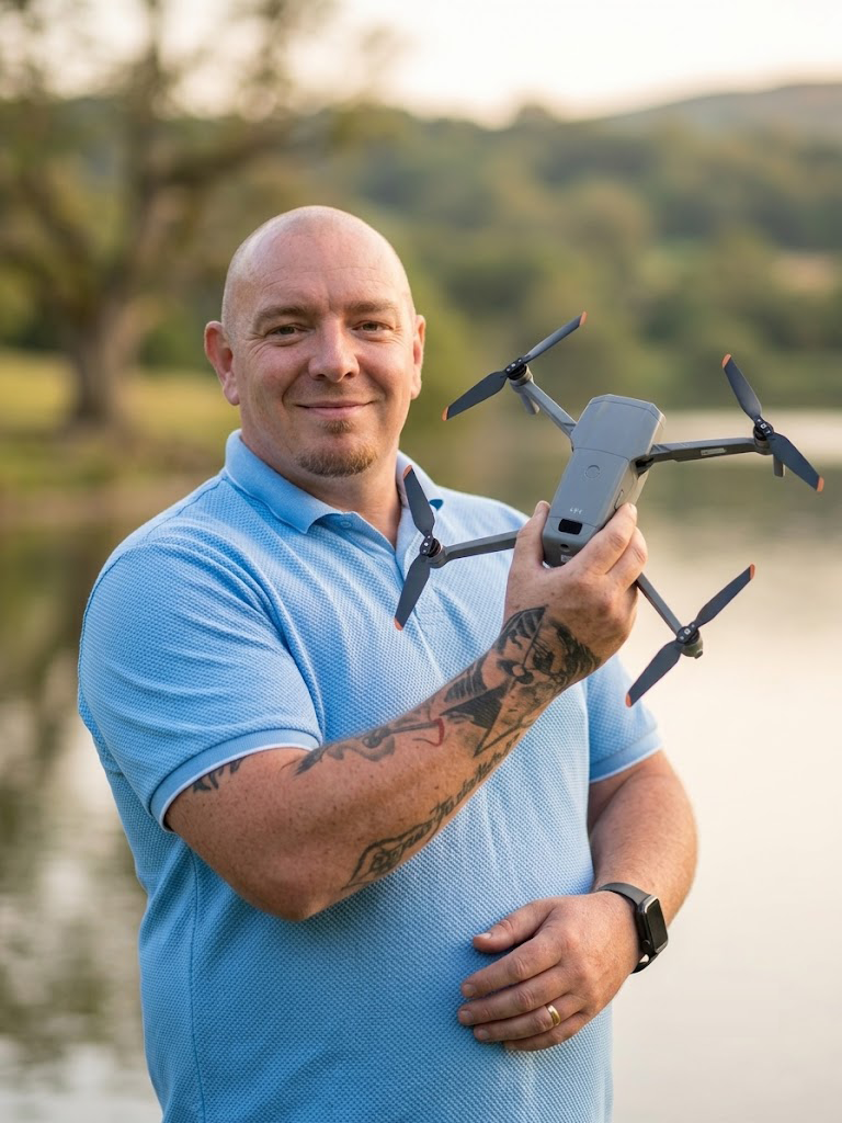 Michał Gołkowski, instruktor dronowy INS z uprawnieniami STS-01