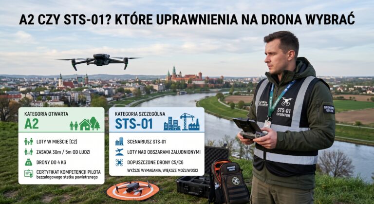A2 czy STS-01? Które uprawnienia na drona wybrać