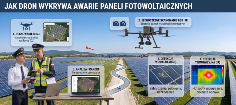 Inspekcja termowizyjna dronem